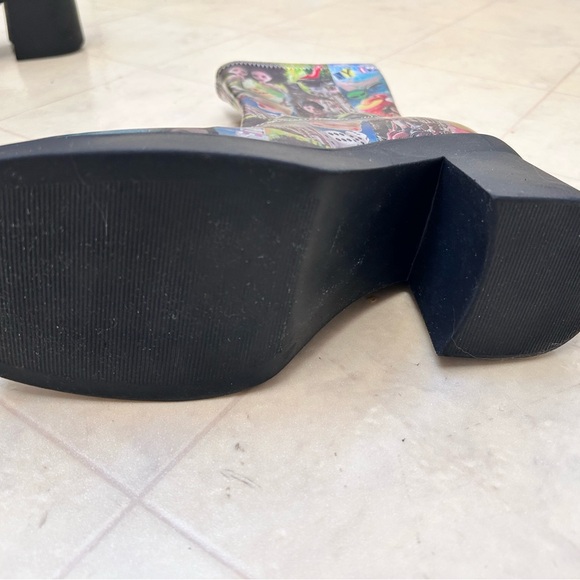 Steve Madden Multicolor Graphic Heeled Boots - Picture 4 of 6